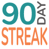 90 dagen streak achievement badge