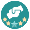 Niveau 8 utile achievement badge